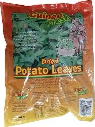 Guinea Fresh Dried Potatoes leaves